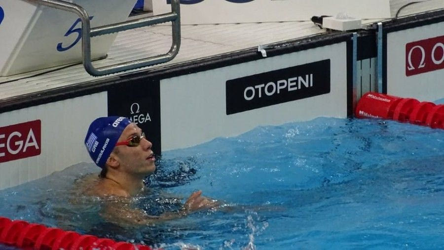 Τριπλό πανελλήνιο ρεκόρ ο Βασίλης Κακουλάκης στα 1500μ ελεύθερο