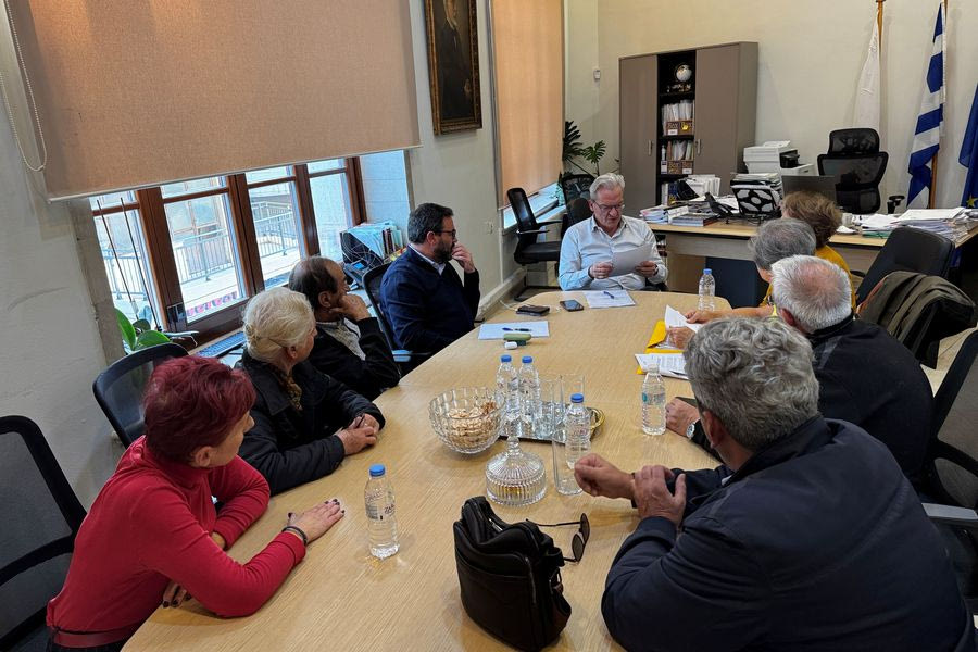 Συνεχίζονται οι συναντήσεις του Δημάρχου Ηρακλείου Αλέξη Καλοκαιρινού με πολίτες και φορείς της πόλης