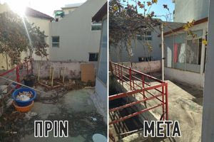 (ΦΩΤΟ) Μασταμπάς: Καθάρισαν εγκαταλελειμμένα κτίρια