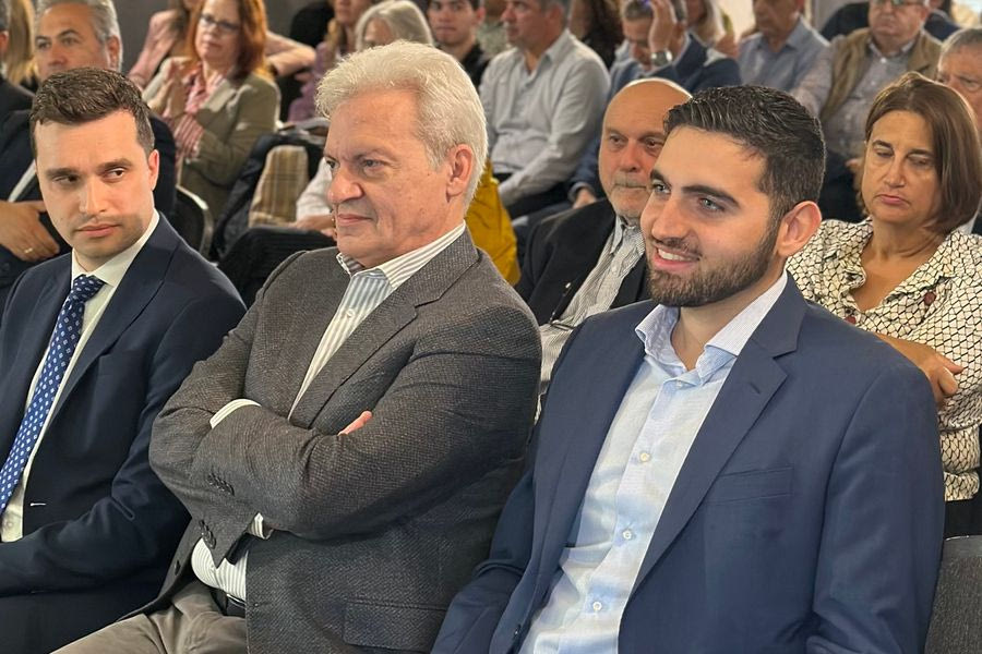 Ο Κωνσταντίνος Κεφαλογιάννης στην εκδήλωση της Ένωσης Ασκουμένων και Νέων Δικηγόρων Ηρακλείου