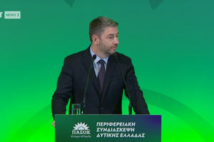 Νίκος Ανδρουλάκης απ’ την Πάτρα: «Η ΝΔ είναι ταύτιση με τη διαφθορά – Εμείς θα βάλουμε ένα τέλος»