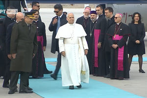 Έφτασε ο πάπας Λέων στην Άγκυρα – Ιστορική επίσκεψη στο Φανάρι