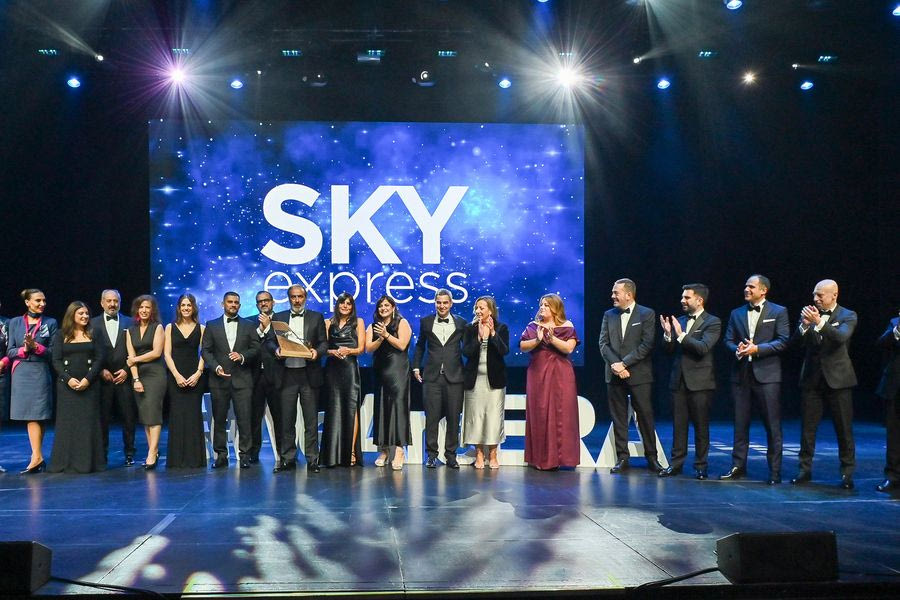Η SKY express βραβεύτηκε ως «Αεροπορική Εταιρεία της Χρονιάς» στην Ευρώπη από τη European Regions Airline Association