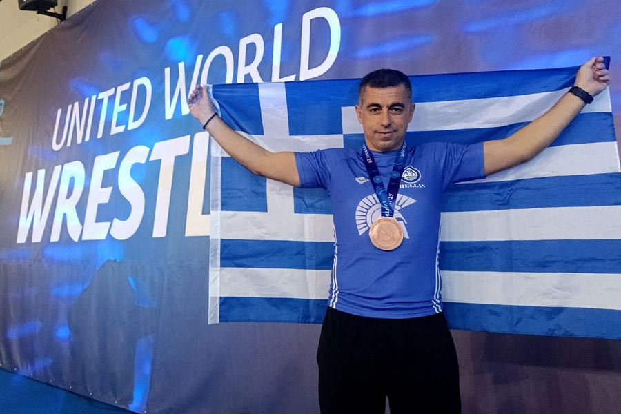 Πάλη υποταγής: Τρίτος ο Χριστόφορος στο Παγκόσμιο Μasters