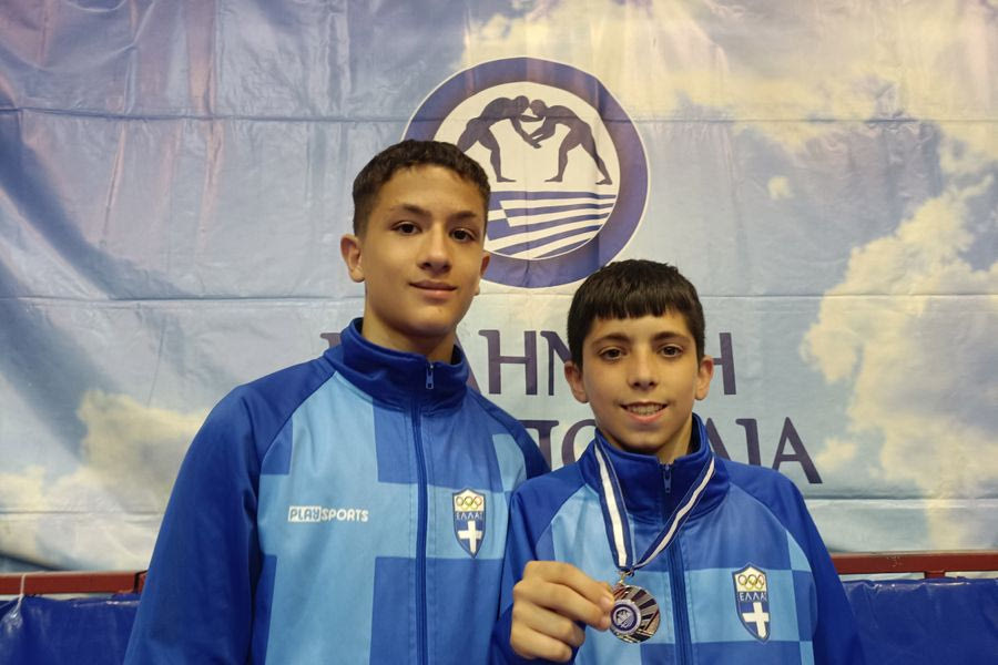 Τρία μετάλλια η Ηρακλειώτικη πάλη  στο Πανελλήνιο πρωτάθλημα U11-13