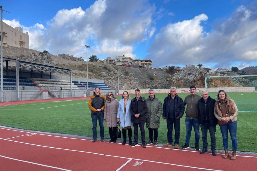 Επίσκεψη της Σοφίας Σακοράφα στα Ανώγεια