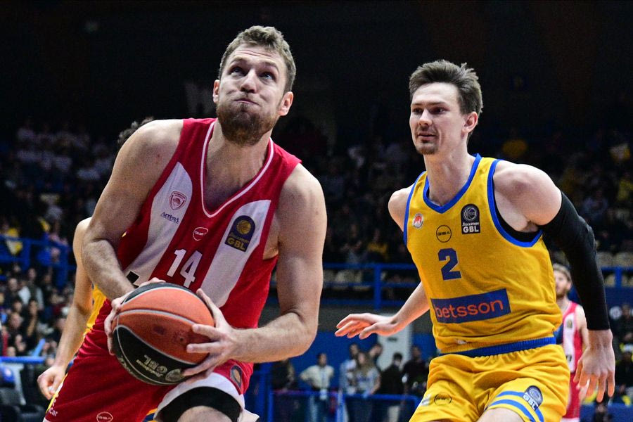 GBL: Με εκτός έδρας νίκες του Ολυμπιακού και του ΠΑΟΚ ολοκληρώθηκε η 10η αγωνιστική