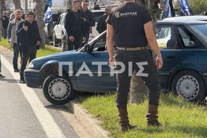 (ΦΩΤΟ) Αγροτικές κινητοποιήσεις: Καβαλάνε τη νησίδα για να απεγκλωβιστούν οι οδηγοί