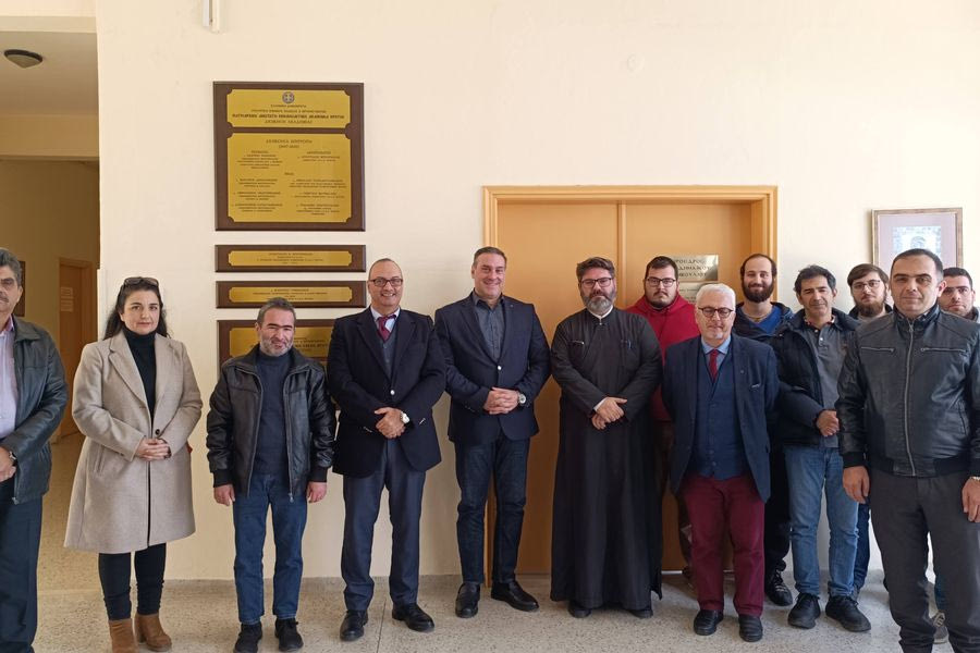 Επίσκεψη Αντιπεριφερειάρχη στην Πατριαρχική Ανώτατη Εκκλησιαστική Ακαδημία Κρήτης