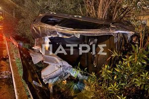 Εικόνες-ΣΟΚ από το τροχαίο στον ΒΟΑΚ – Εγκλωβίστηκε ο οδηγός στα συντρίμμια