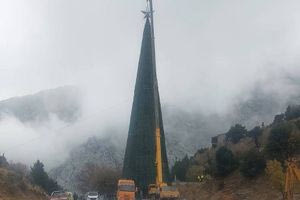 Φωταγωγείται την Κυριακή το μεγαλύτερο χριστουγεννιάτικο δέντρο στην Ευρώπη και είναι στην Κρήτη