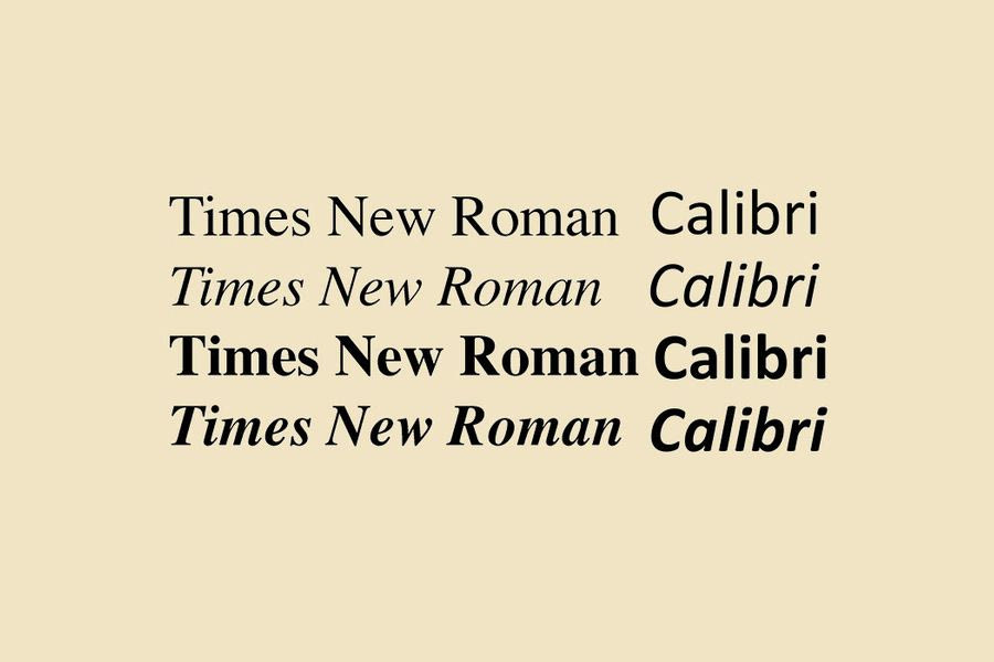 Από την Calibri στην Times New Roman – Τι αποκαλύπτει για τον χαρακτήρα σου η γραμματοσειρά που χρησιμοποιείς