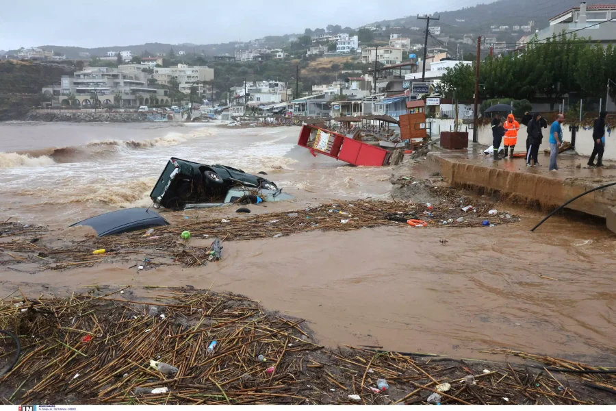 Κακοκαιρία «Byron»: Ανησυχία σε κατοίκους περιοχών της Κρήτης που έχουν πληγεί στο παρελθόν