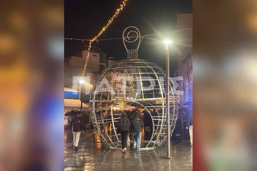 Άναψαν για λίγο και… έσβησαν τα χριστουγεννιάτικα λαμπιόνια στο Ηράκλειο