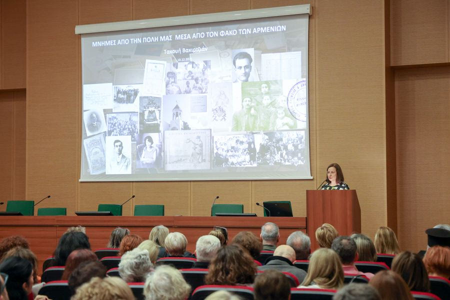 Κατάμεστη η αίθουσα της Βικελαίας στην ομιλία για την αρμενική κοινότητα του Ηρακλείου