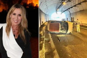 Τροχαίο ατύχημα για την Πηγή Δεβετζή – Τούμπαρε το αυτοκίνητό της στην Εγνατία Οδό