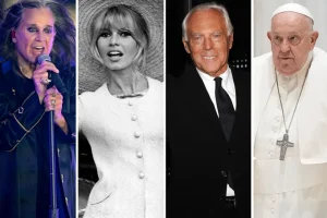 Σημαντικά πρόσωπα που έφυγαν από τη ζωή το 2025: Από τον πάπα Φραγκίσκο και τον Τζόρτζιο Αρμάνι έως τον Όζι Όσμπορν και την Μπριζίτ Μπαρντό