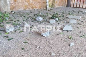 (BINTEO & ΦΩΤΟ) Πανικός στο Παλαιόκαστρο: Αποκολλήθηκαν μεγάλα κομμάτια μπετόν από τη γέφυρα