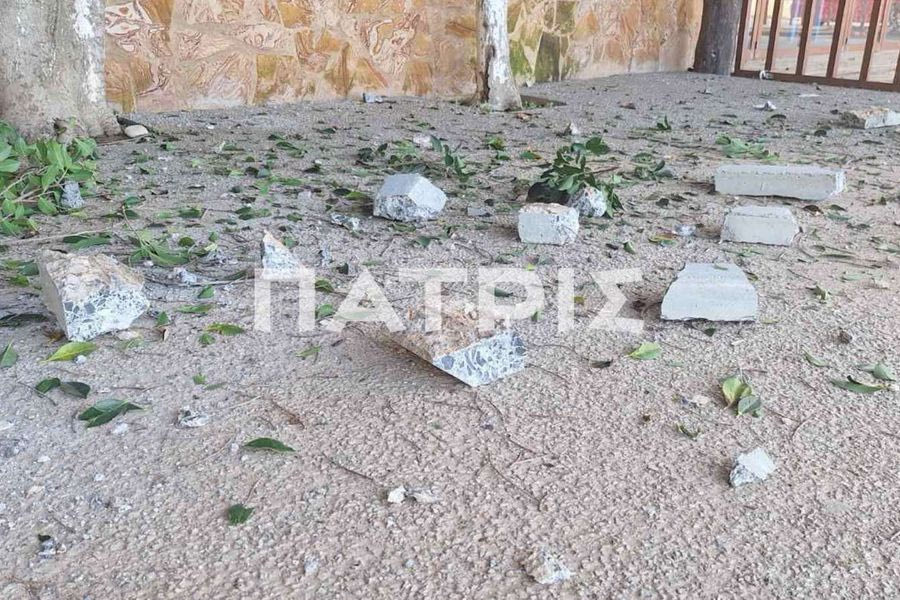 (BINTEO & ΦΩΤΟ) Πανικός στο Παλαιόκαστρο: Αποκολλήθηκαν μεγάλα κομμάτια μπετόν από τη γέφυρα