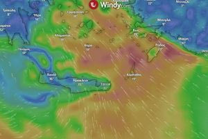 Έντονες βροχοπτώσεις στην Κρήτη – Σε ετοιμότητα η Πολιτική Προστασία του Δήμου Βιάννου
