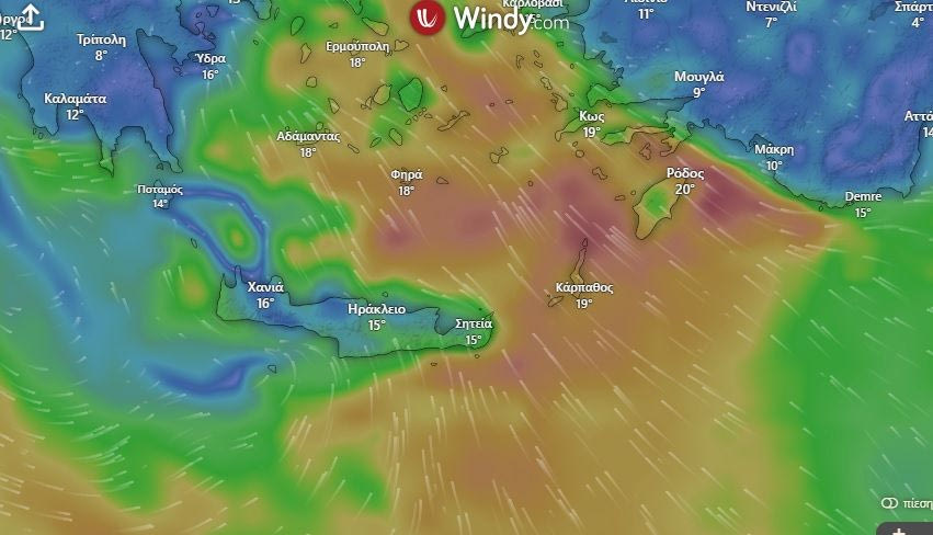 Έντονες βροχοπτώσεις στην Κρήτη – Σε ετοιμότητα η Πολιτική Προστασία του Δήμου Βιάννου