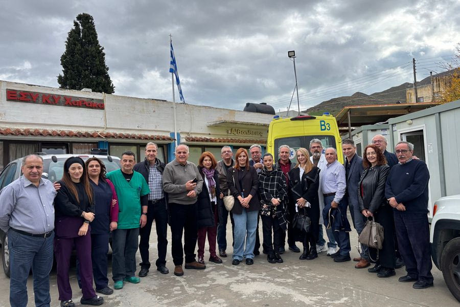 Ροταριανός Όμιλος Ηρακλείου: Δράση Προσφοράς στο Κέντρο Υγείας Χάρακα