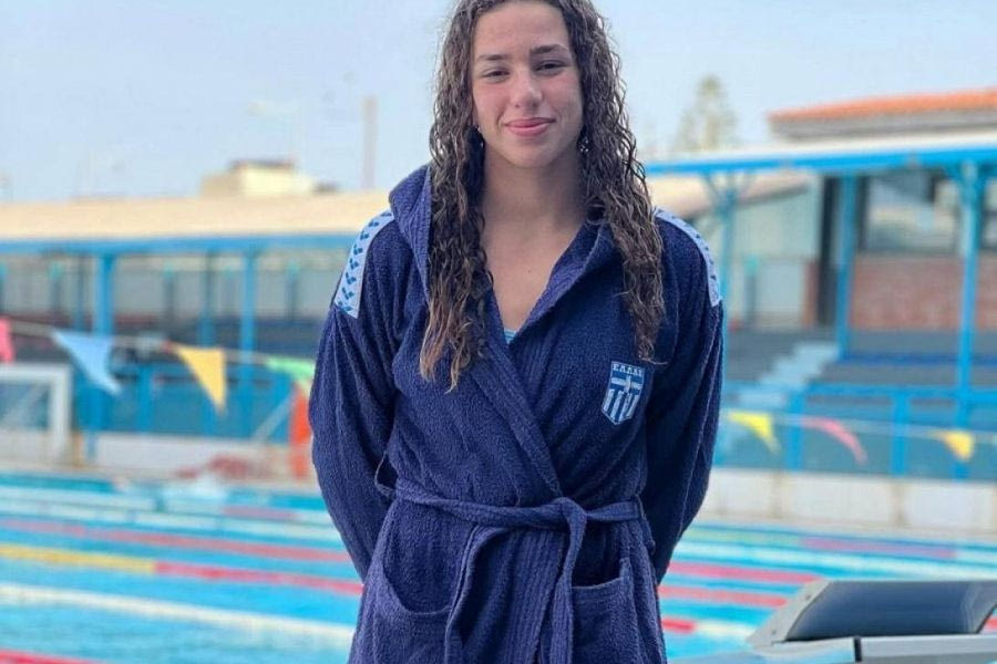Κολύμβηση: Πανελλήνιο ρεκόρ 16 ετών κατέρριψε η Ηρακλειώτισσα Στρατάκη