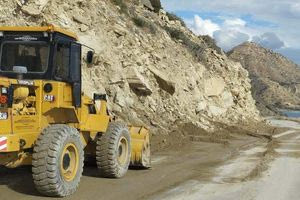 Αποκαταστάθηκε η κυκλοφορία στο δρόμο από τα Τέρτσα προς Μύρτος