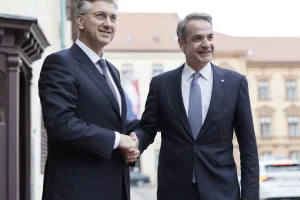 Συνάντηση Μητσοτάκη – Πλένκοβιτς στο Ζάγκρεμπ: Συζήτησαν διμερή και ευρωπαϊκά ζητήματα