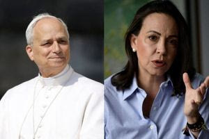 Βατικανό: Ο Πάπας Λέων συναντήθηκε με την ηγέτιδα της αντιπολίτευσης της Βενεζουέλας Μαρία Κορίνα Ματσάδο