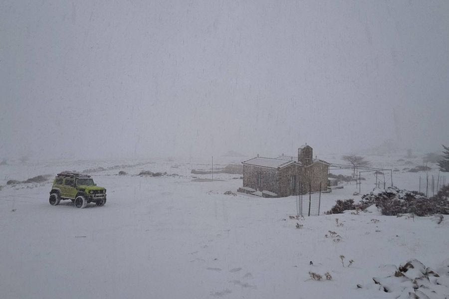 (ΦΩΤΟ) Στα… λευκά ο Ομαλός της Βιάννου