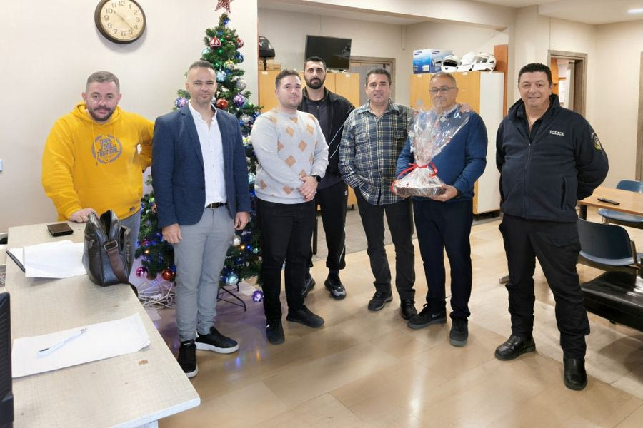 Επίσκεψη για ευχές στις αστυνομικές Υπηρεσίες του Νομού Ηρακλείου