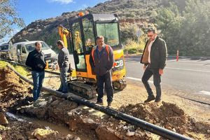 Νέος αγωγός για τη μεταφορά νερού στην Αγία Πελαγία από τη ΔΕΥΑ Μαλεβιζίου