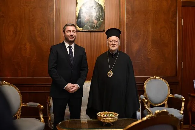 Ανδρουλάκης: Κάθε συνάντηση με τον Οικουμενικό Πατριάρχη είναι μάθημα ανθρωπιάς