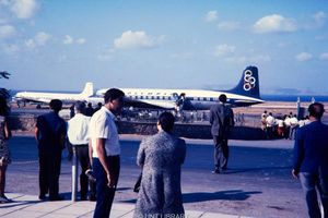 Στο Αεροδρόμιο Ηρακλείου, το 1969