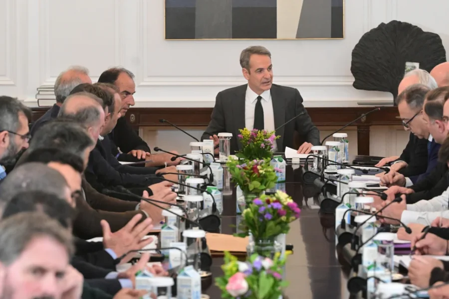 Ολοκληρώθηκε η συνάντηση Κ. Μητσοτάκη με τους αγρότες -Δεν αλλάζει το βασικό πλαίσιο