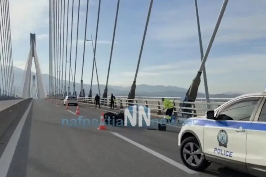 Τροχαίο δυστύχημα στη γέφυρα Ρίου – Αντιρρίου: Νεκρός 25χρονος οδηγός μηχανής που συγκρούστηκε με φορτηγό