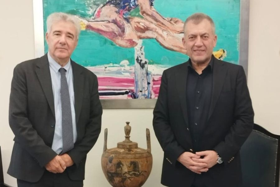 ΟΑΚ: Συνάντηση με τον Αναπληρωτή Υπουργό Παιδείας, Θρησκευμάτων και Αθλητισμού για κρίσιμα έργα αθλητικών υποδομών στα Χανιά