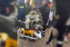 (ΦΩΤΟ) Τραγωδία στη Βιάννο: Ανασύρθηκε χωρίς τις αισθήσεις του ο κυνηγός που έπεσε από γκρεμό 30 μέτρων