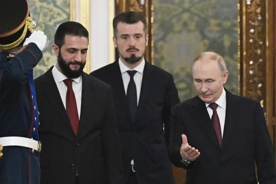 Δεύτερη συνάντηση του Σύρου προέδρου αλ-Σάρα με τον Πούτιν