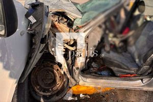 (ΦΩΤΟ) Ηράκλειο: Σοβαρό τροχαίο στο κόμβο Σκαλανίου