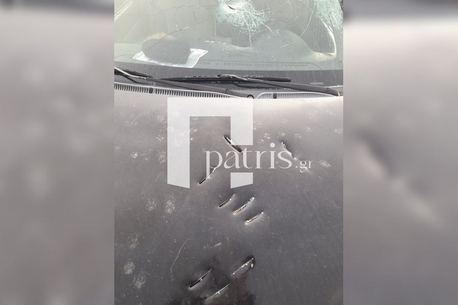 Ηράκλειο: Δείτε φωτογραφίες από την επίθεση με τσεκούρι σε ΙΧ