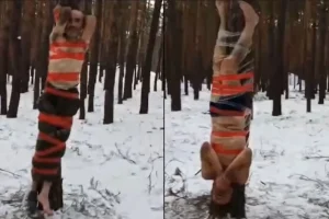 Φρικτά βασανιστήρια Ρώσων σε στρατιώτες στο μέτωπο της Ουκρανίας -Τους έδεσαν ημίγυμνους στα δέντρα στο χιόνι