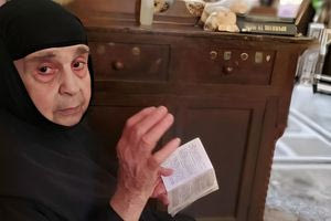 Συγκίνηση στην Καλυβιανή για την Μοναχή Χριστονύμφη