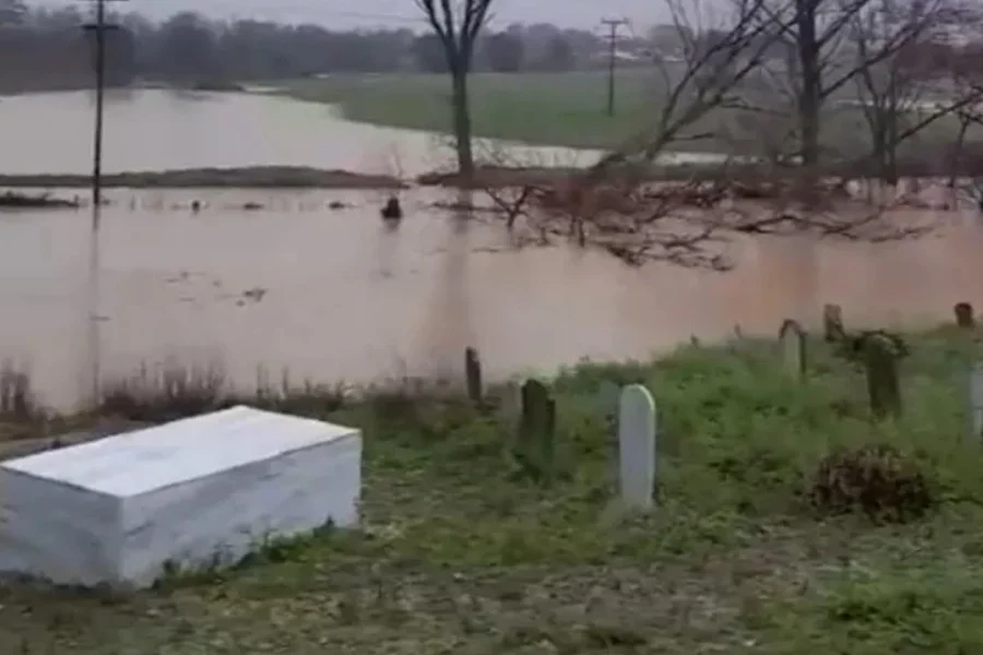 Μήνυμα 112 σε Μελέτη και Ήφαιστο Ροδόπης: Προειδοποίηση για υπερχείλιση ποταμών