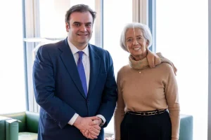 Συνάντηση Πιερρακάκη – Λαγκάρντ: Μία ισχυρότερη και περισσότερο ανθεκτική ευρωζώνη στο επίκεντρο των προσπαθειών μας