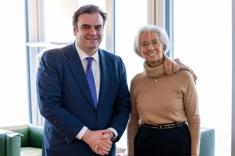 Συνάντηση Πιερρακάκη – Λαγκάρντ: Μία ισχυρότερη και περισσότερο ανθεκτική ευρωζώνη στο επίκεντρο των προσπαθειών μας