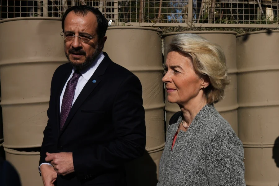 Ούρσουλα Φον Ντερ Λάιεν από την Πράσινη Γραμμή: Προτεραιότητα η ώθηση για λύση του Κυπριακού