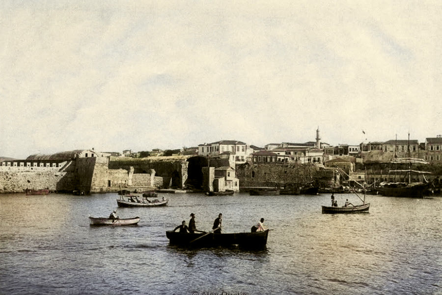 Το λιμάνι του Ηρακλείου, το 1897