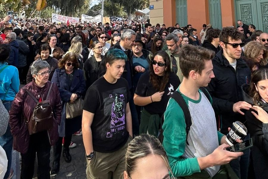 Στη συγκέντρωση για τα Τέμπη ο Χάρης Μαμουλάκης